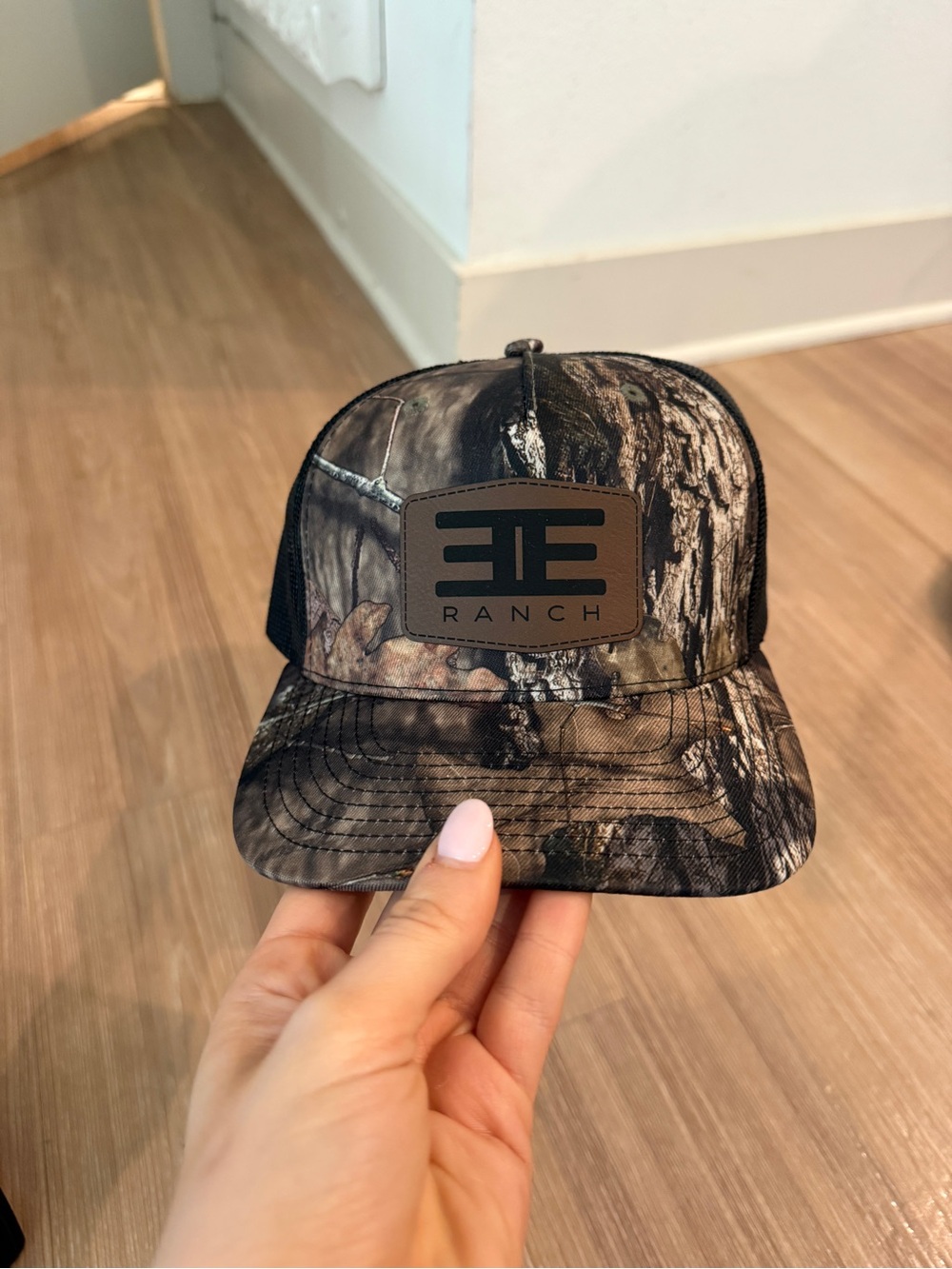 Camo Trucker Cap - Brown/Black